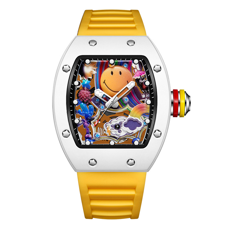 Luxury Watch Unique - KIMSDUN New Barrel Shape Men Quartz