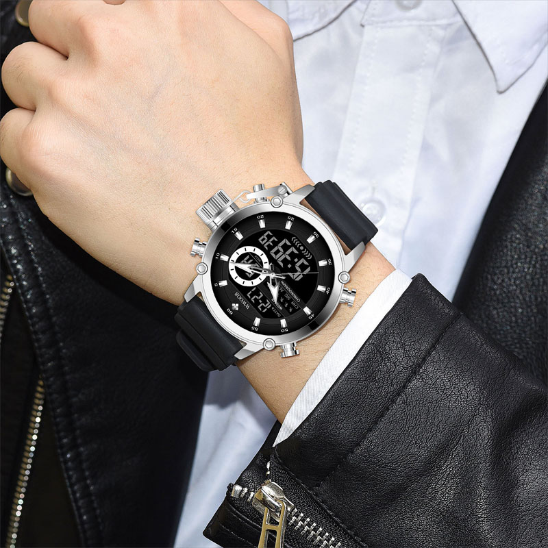 WWOOR Luxury Brand Men's Sport - Luxury Watch All Black review and price