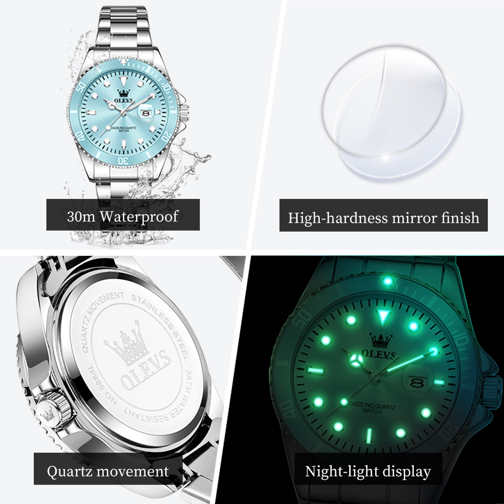 OLEVS Luxury Stainless Steel W - Luxury Watch Girl review and price