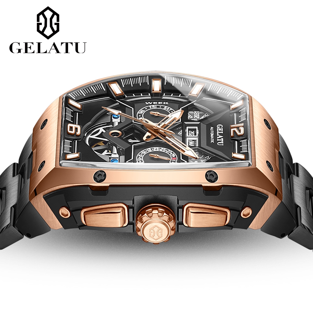 Reloj Hombre Watches Mens GELA - Luxury Watch All Black review and price