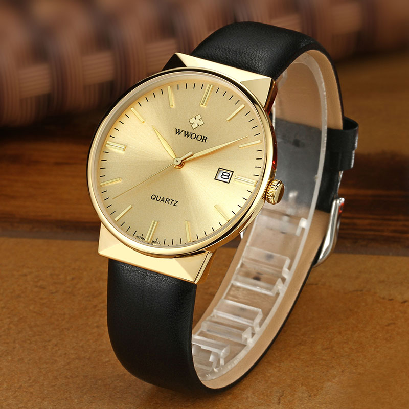 WWOOR Men's Watches Top Brand  - Luxury Watch All Black review and price