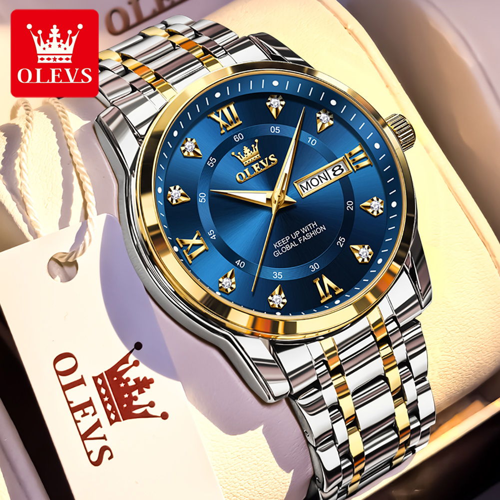 OLEVS Brand Fashion men's watc - Luxury Watch Uk review and price