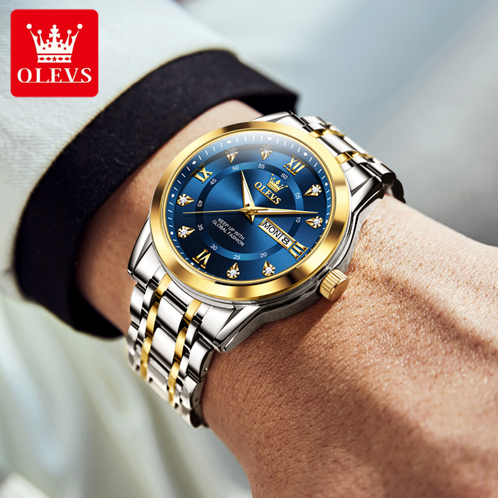 OLEVS Brand Fashion men's watc - Luxury Watch Uk review and price