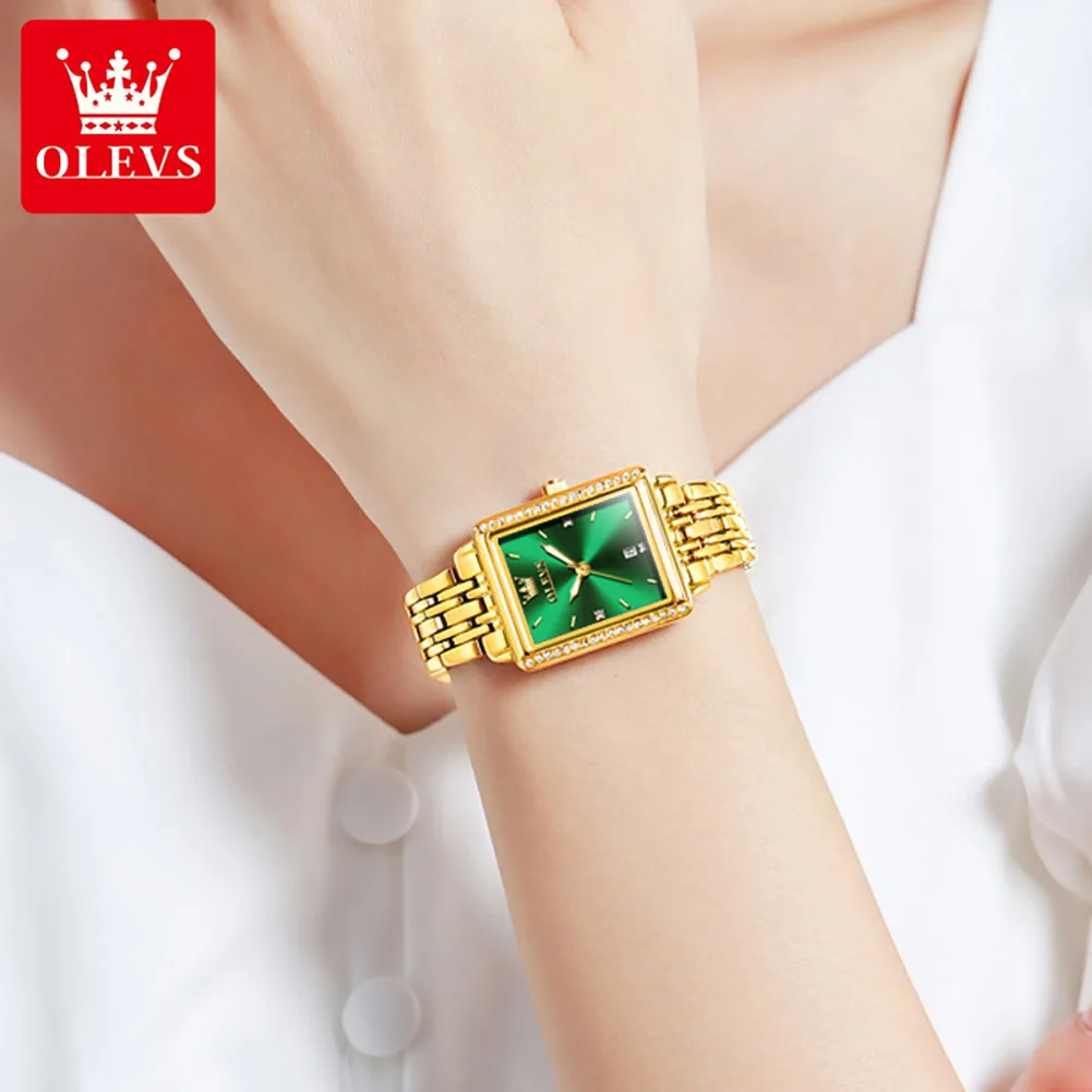 OLEVS 9995 Elegant Quartz Ladi - Luxury Watch Girl review and price