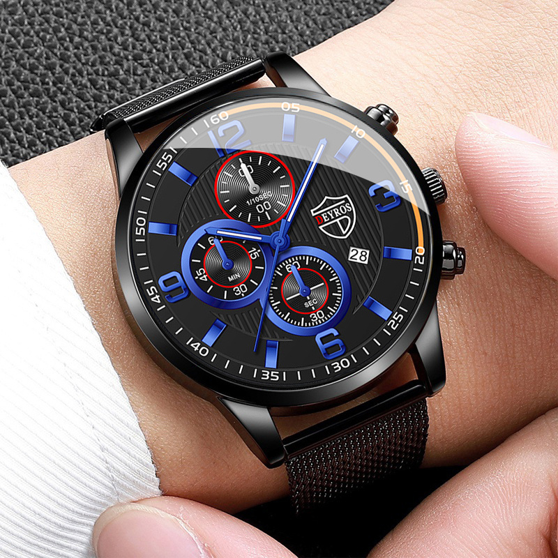 Luxury Men's Quartz Wrist Watc - Luxury Watch All Black review and price