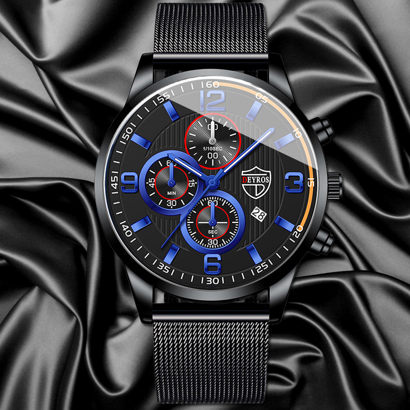Luxury Men's Quartz Wrist Watc - Luxury Watch All Black review and price