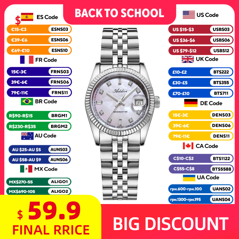 ADDIES 585 Quartz Women's Watc - Luxury Watch For Women review and price